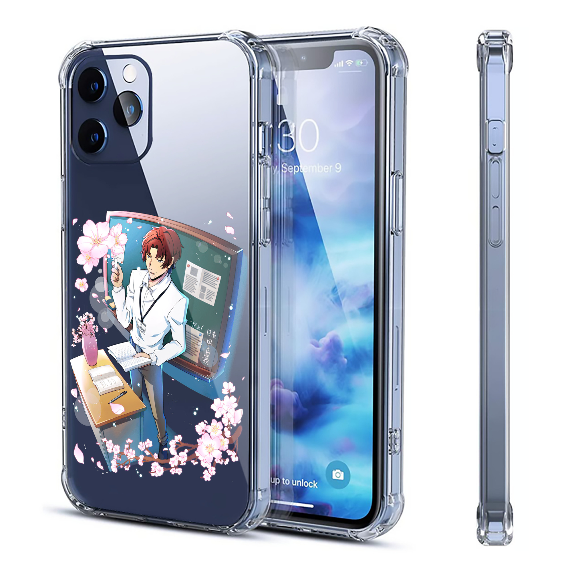 （画像用） 文豪ストレイドッグス Bungo Stray Dogs 【iPhone 12シリーズ対応】透明スマホケース（クリアソフトケース）